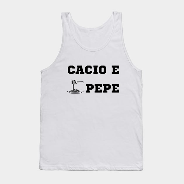 Cacio e pepe Tank Top by Rubi16